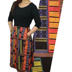 Svaha Book Spine Dress with pockets!